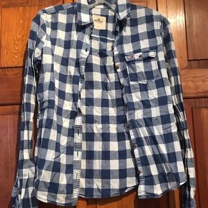 Hollister flannel long sleeve shirt